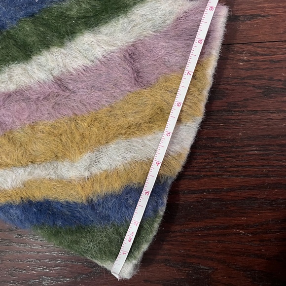 Striped Multicolor Open-Front Sweater - Picture 3 of 11